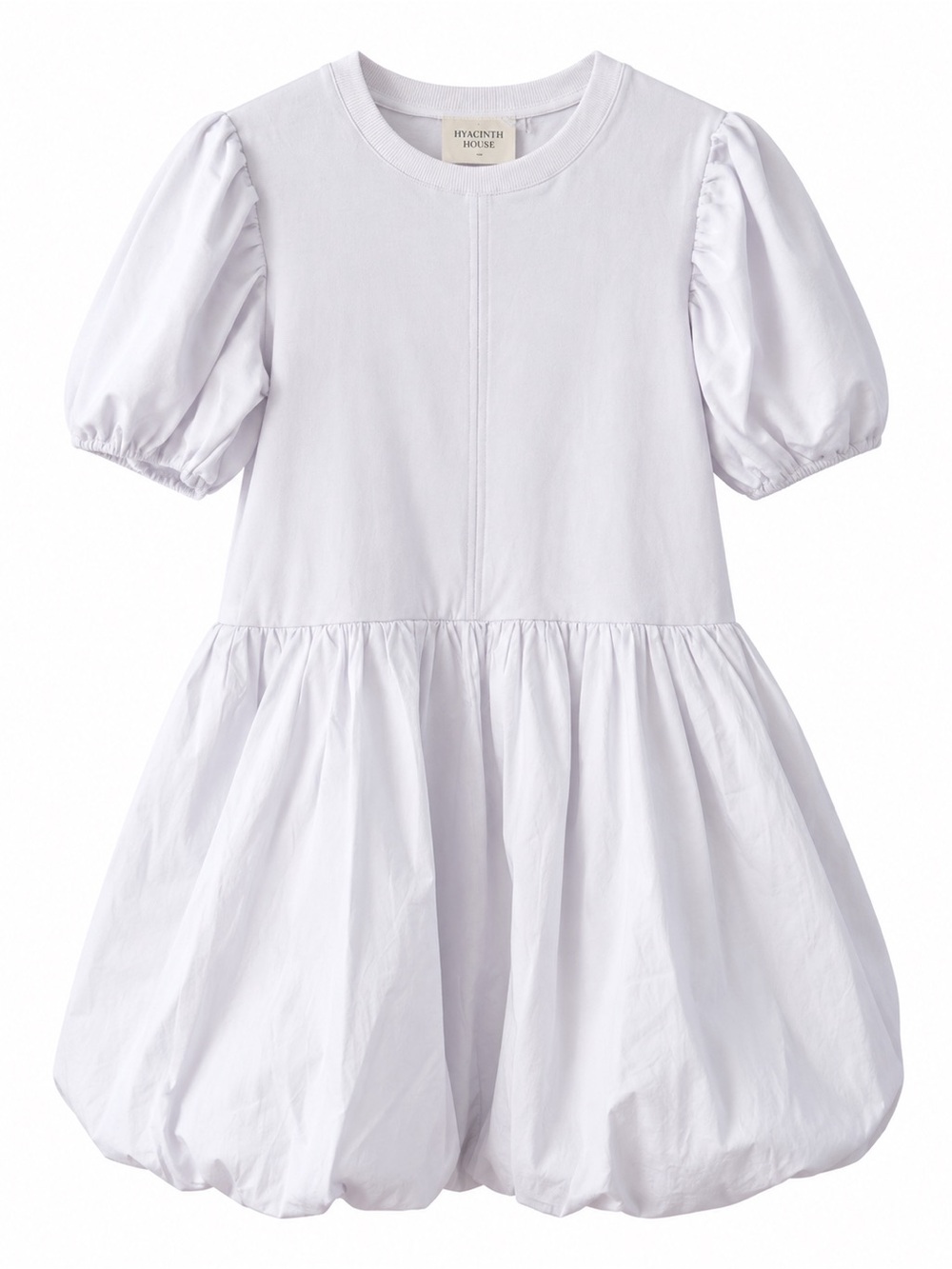 Tuckernuck Hyacinth House White Puff-Sleeve Bubble Dress